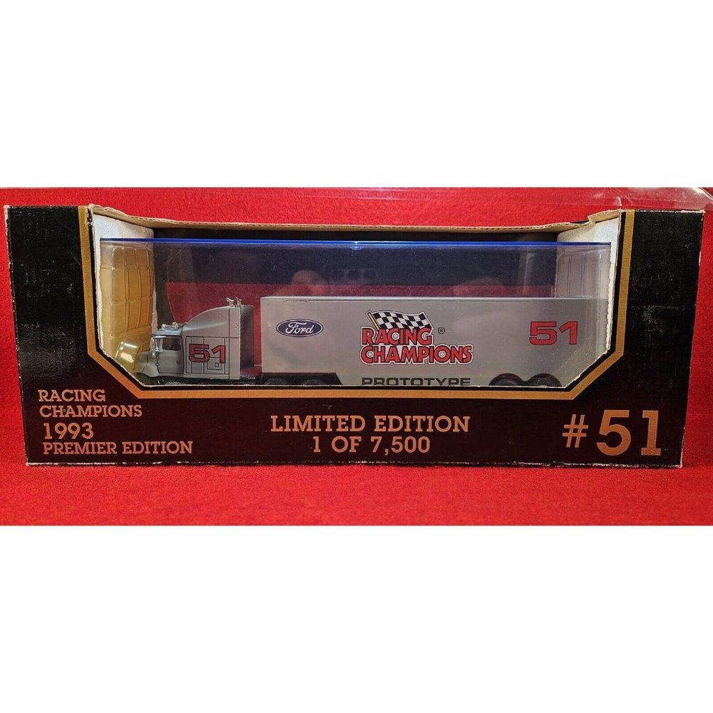1993 NASCAR TRANSPORTER #51 RACING CHAMPIONS PREMIER‎ LIMITED EDITION 1 OF 7,500